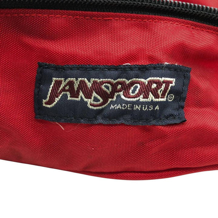 Jansport Waist Bag Made in USA unclear red type Vintage Second Hand