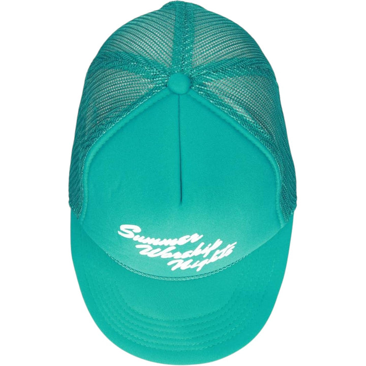 NISSUN Trucker Cap Mesh Cap One Size Fits All polyester turquoise blue Vintage Second Hand
