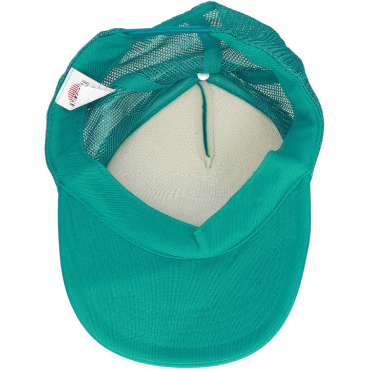 NISSUN Trucker Cap Mesh Cap One Size Fits All polyester turquoise blue Vintage Second Hand
