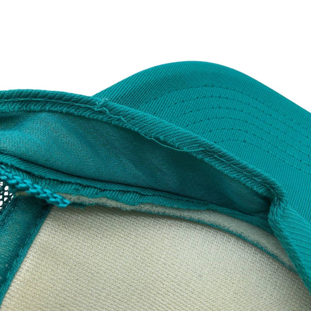 NISSUN Trucker Cap Mesh Cap One Size Fits All polyester turquoise blue Vintage Second Hand