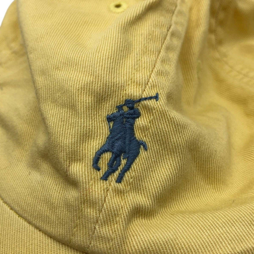 Ralph Lauren POLO by Ralph Lauren Baseball Cap, 6-Panel Cap, One Size Fits Most cotton yellow type Vintage Second Hand