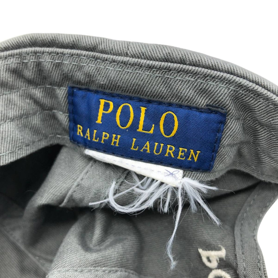 Ralph Lauren POLO RALPH LAUREN Baseball Cap 6-Panel Cap One Size Fits Most unclear gray type Vintage Second Hand