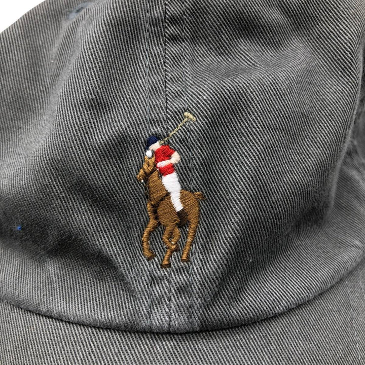 Ralph Lauren POLO RALPH LAUREN Baseball Cap 6-Panel Cap One Size Fits Most unclear gray type Vintage Second Hand