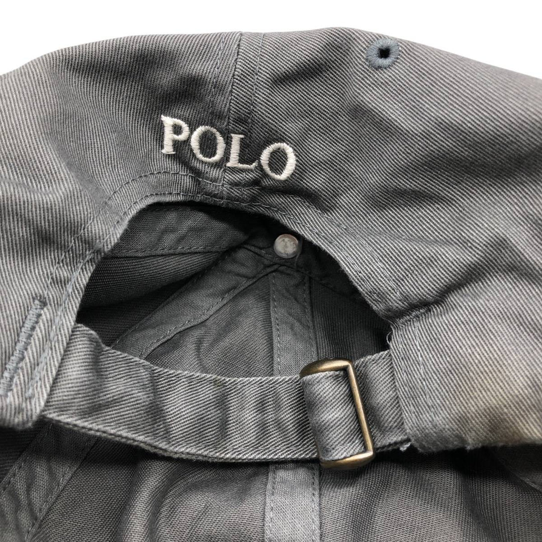 Ralph Lauren POLO RALPH LAUREN Baseball Cap 6-Panel Cap One Size Fits Most unclear gray type Vintage Second Hand