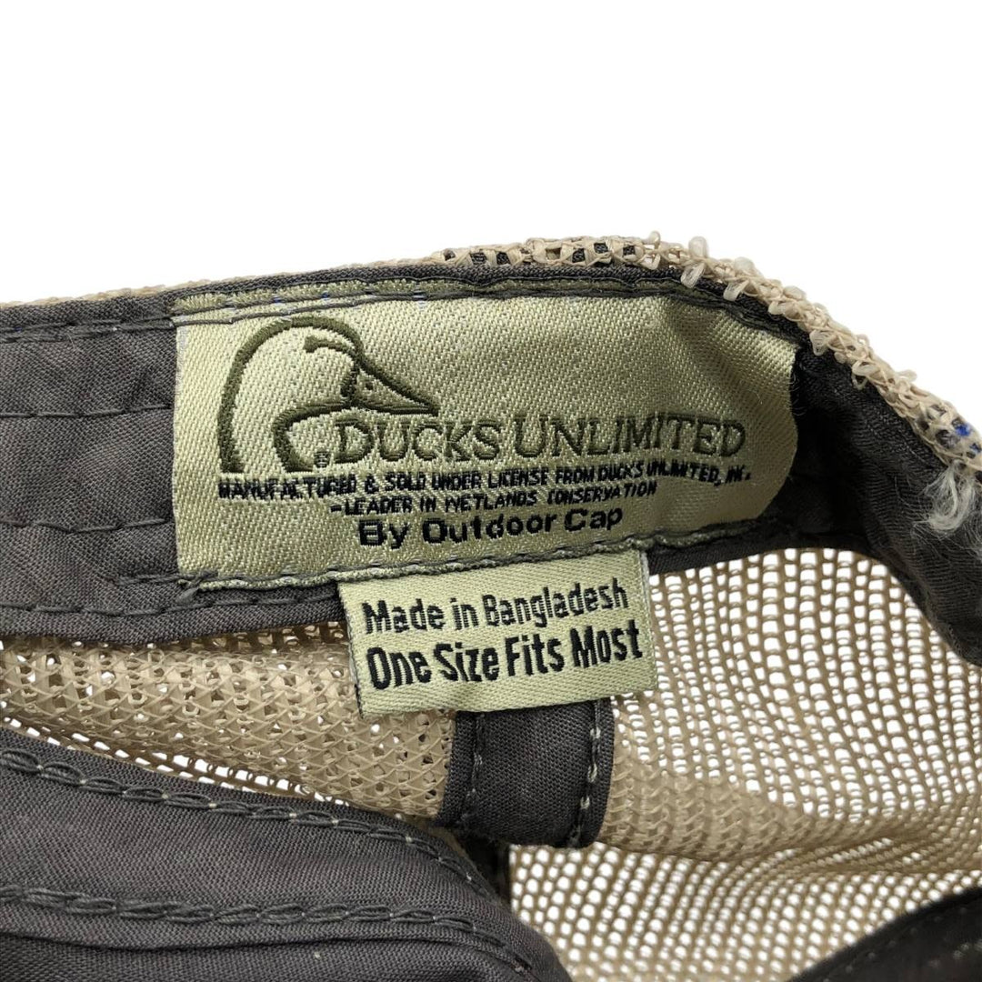 DUCKS UNLIMITED Mesh Cap, One Size Fits All unclear gray type Vintage Second Hand