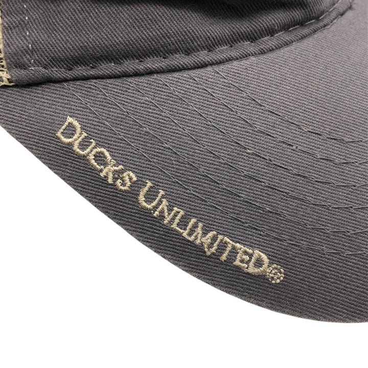 DUCKS UNLIMITED Mesh Cap, One Size Fits All unclear gray type Vintage Second Hand