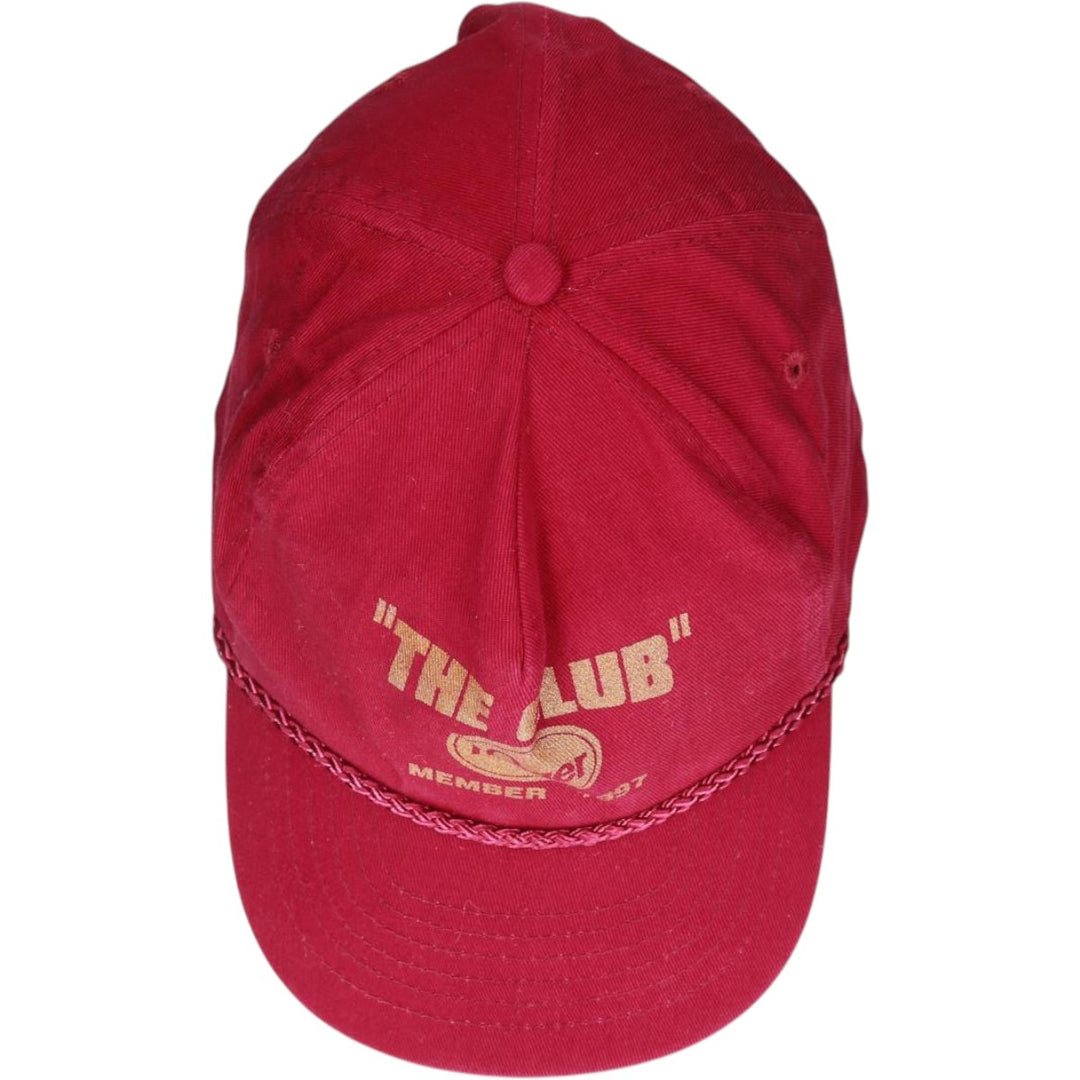 90'S KC Baseball Cap, One Size Fits All, Vintage unclear wine-red Vintage Second Hand
