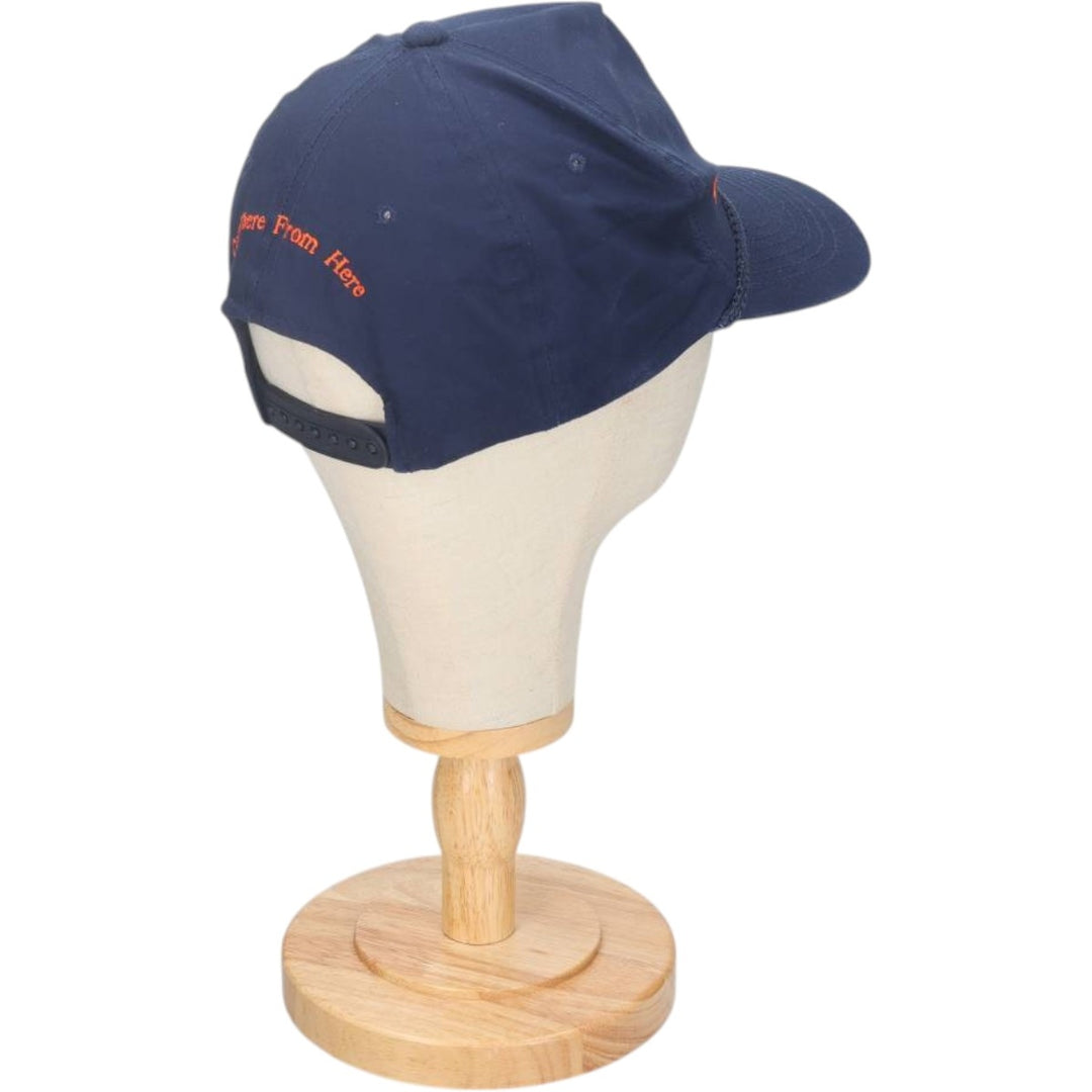 90'S Young An Hat BancorpSouth Advertising Baseball Cap, One Size Fits All, Vintage cotton navy blue type Vintage Second Hand