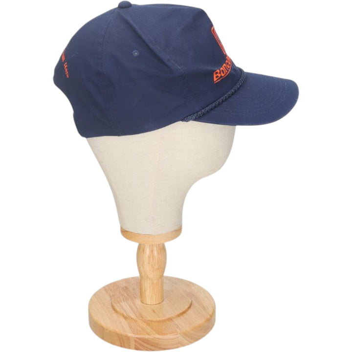 90'S Young An Hat BancorpSouth Advertising Baseball Cap, One Size Fits All, Vintage cotton navy blue type Vintage Second Hand