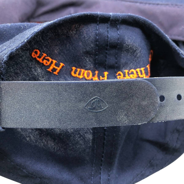 90'S Young An Hat BancorpSouth Advertising Baseball Cap, One Size Fits All, Vintage cotton navy blue type Vintage Second Hand