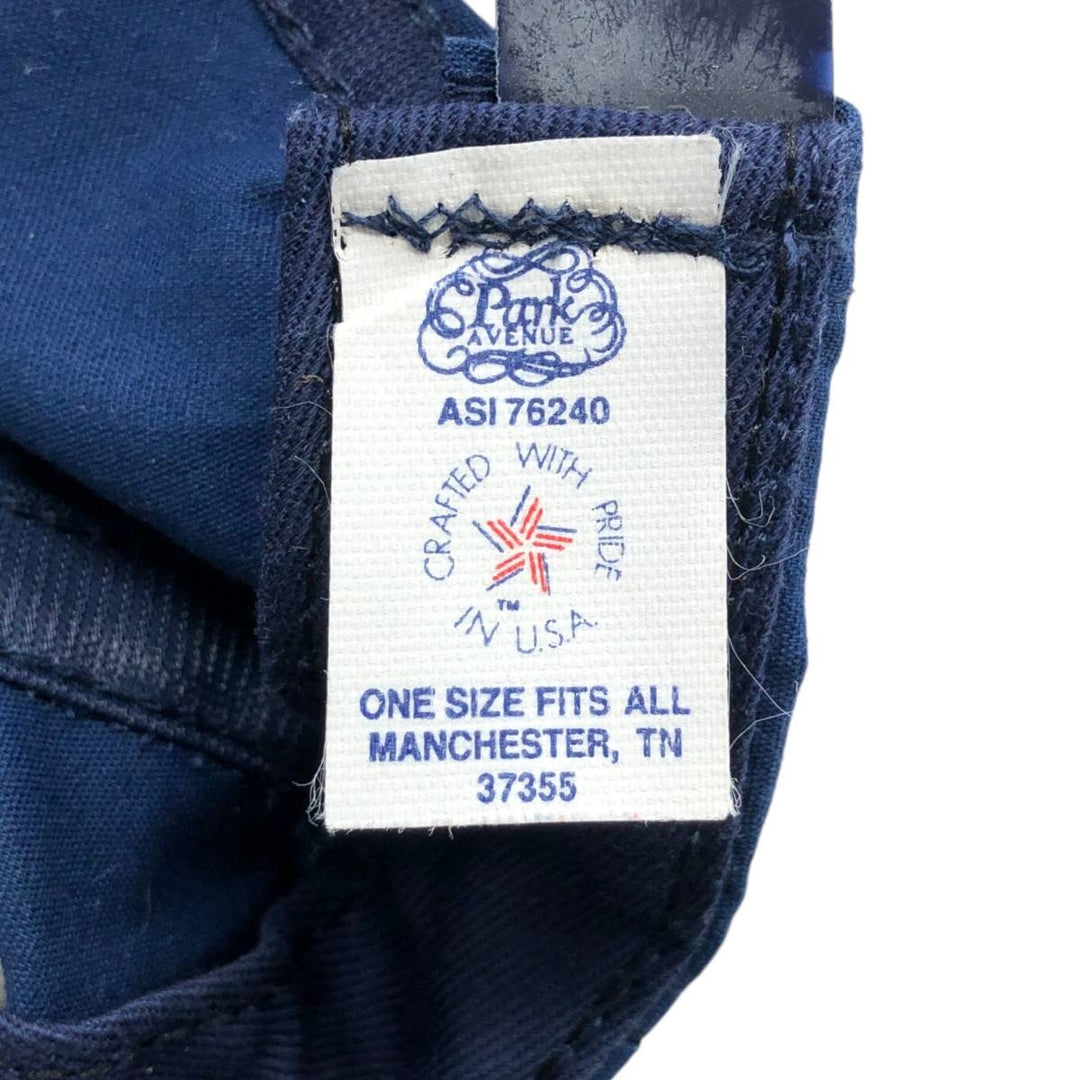 80s-90'S PARK AVENUE Trucker Cap Baseball Cap Made in USA One Size Fits All Vintage unclear Navy blue Vintage Second Hand