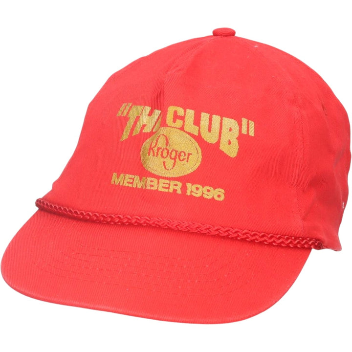 90'S KC Baseball Cap, One Size Fits All, Vintage unclear red type Vintage Second Hand