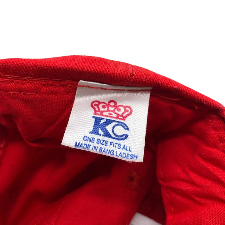 90'S KC Baseball Cap, One Size Fits All, Vintage unclear red type Vintage Second Hand