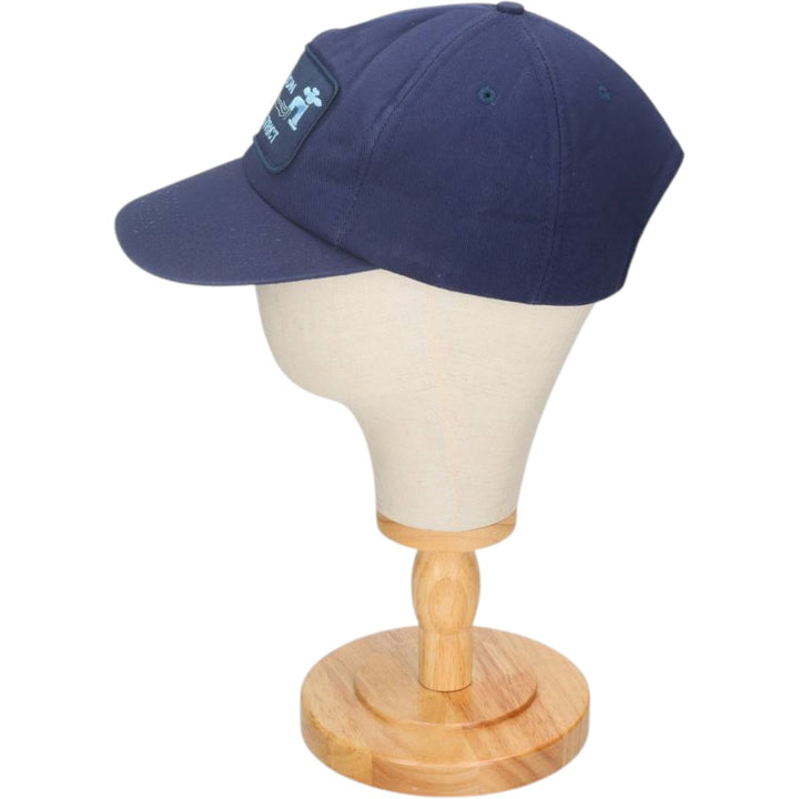 WEST WILSON UTILITY DISTRICT Advertising Baseball Cap, Made in USA, One Size Fits All unclear navy blue type Vintage Second Hand
