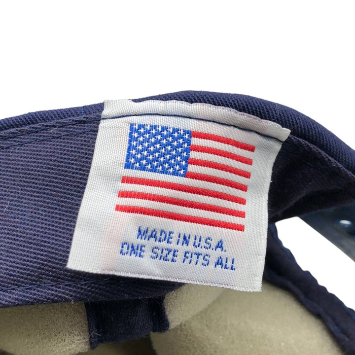 WEST WILSON UTILITY DISTRICT Advertising Baseball Cap, Made in USA, One Size Fits All unclear navy blue type Vintage Second Hand