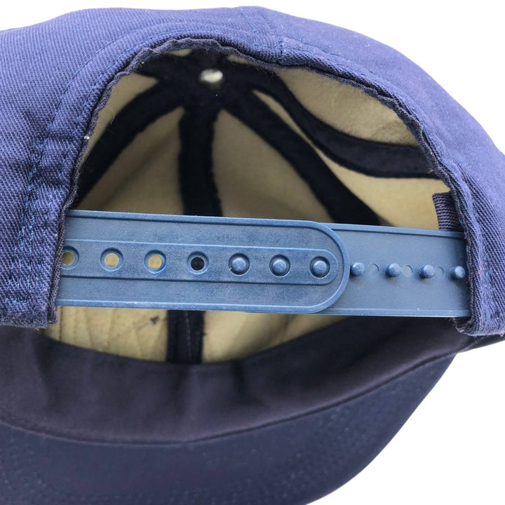 WEST WILSON UTILITY DISTRICT Advertising Baseball Cap, Made in USA, One Size Fits All unclear navy blue type Vintage Second Hand