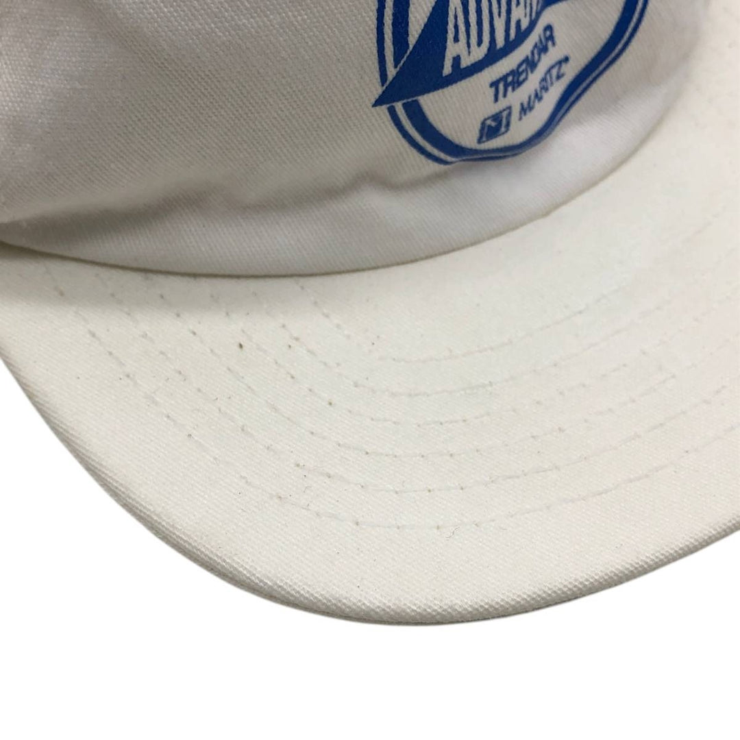 90'S Sam-Sen Caps Advertising Trucker Cap Mesh Cap Made in USA One Size Fits All Vintage unclear white type Vintage Second Hand