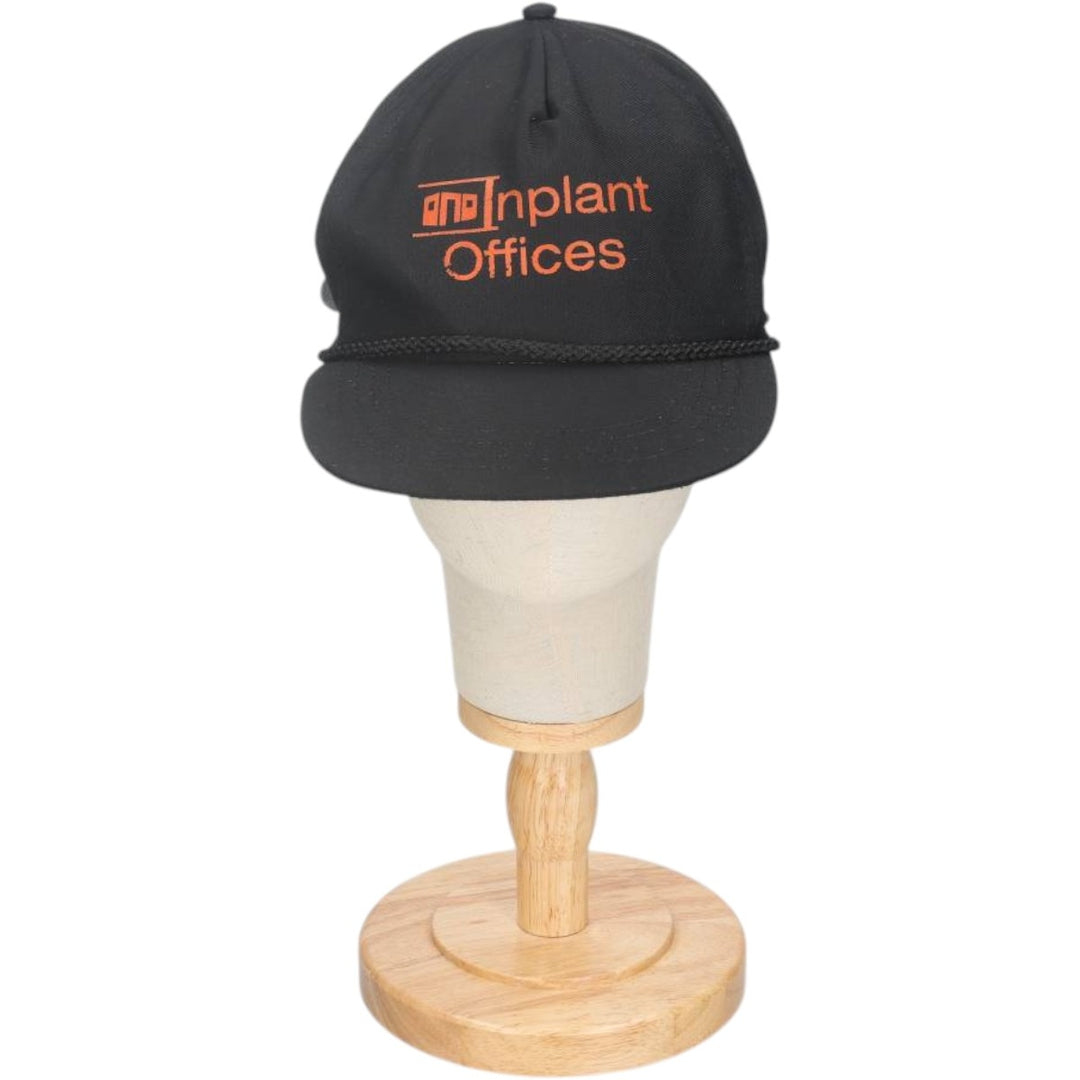 Trucker Cap Baseball Cap Made in USA One Size Fits All unclear black type Vintage Second Hand