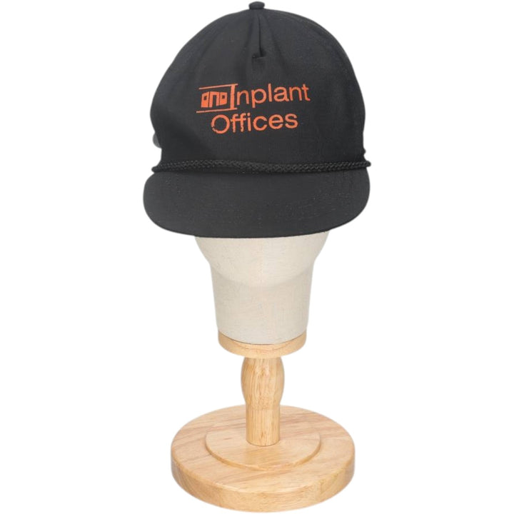 Trucker Cap Baseball Cap Made in USA One Size Fits All unclear black type Vintage Second Hand