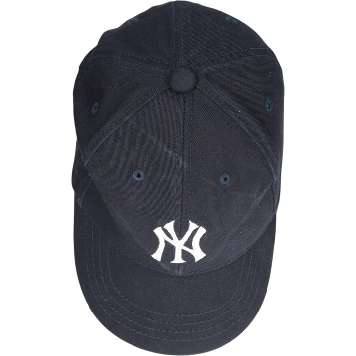 2000'S MLB New York Yankees Baseball Cap, 6-Panel Cap, One Size Fits All cotton black type Vintage Second Hand