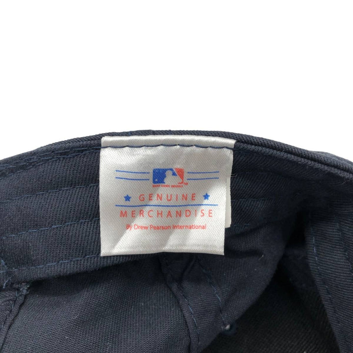 2000'S MLB New York Yankees Baseball Cap, 6-Panel Cap, One Size Fits All cotton black type Vintage Second Hand
