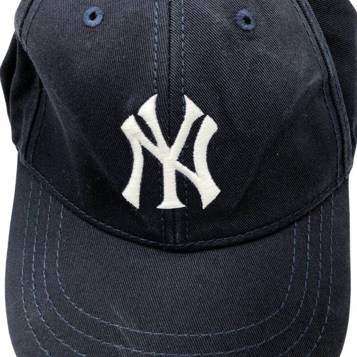 2000'S MLB New York Yankees Baseball Cap, 6-Panel Cap, One Size Fits All cotton black type Vintage Second Hand