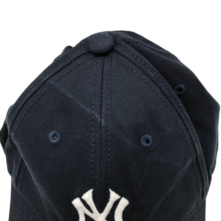 2000'S MLB New York Yankees Baseball Cap, 6-Panel Cap, One Size Fits All cotton black type Vintage Second Hand