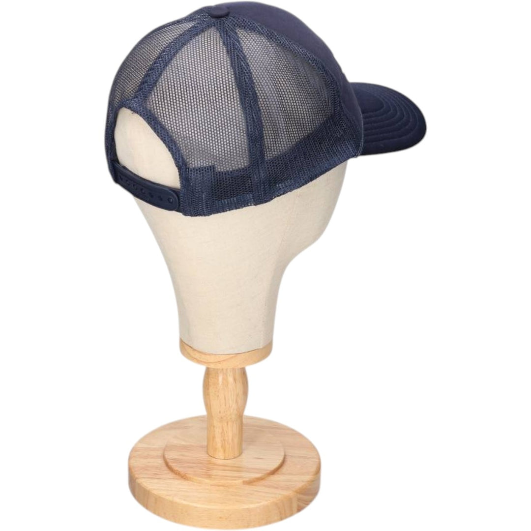 Otto Kona Express Trucker Cap, Mesh Cap, One Size Fits All polyester navy blue type Vintage Second Hand