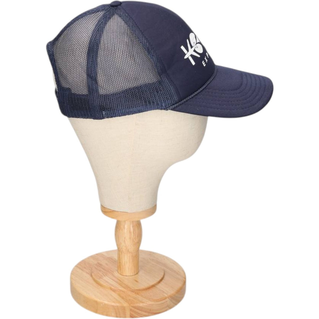 Otto Kona Express Trucker Cap, Mesh Cap, One Size Fits All polyester navy blue type Vintage Second Hand