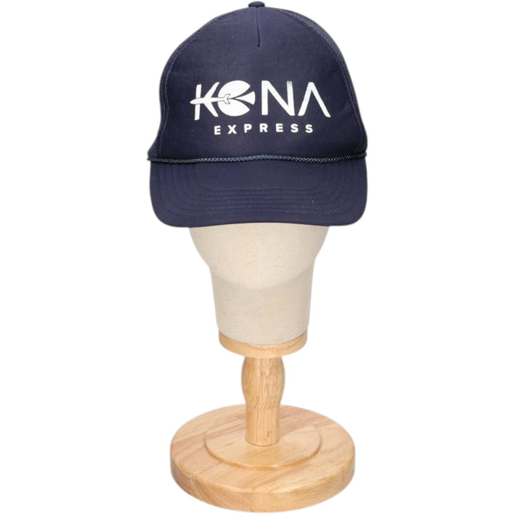 Otto Kona Express Trucker Cap, Mesh Cap, One Size Fits All polyester navy blue type Vintage Second Hand