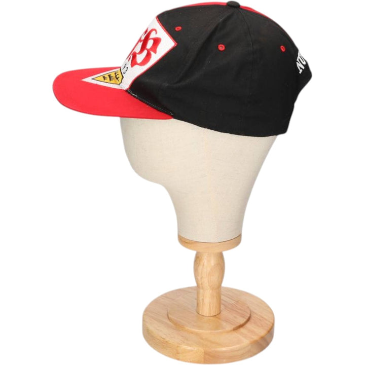 90'S NUTMEG BUNDESLIGA VfB STUTTGART Two-tone Baseball Cap, 6-Panel Cap, One Size Fits All, Vintage polyester red type Vintage Second Hand