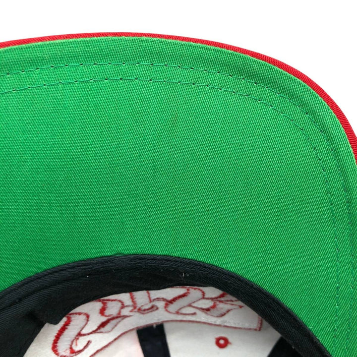 90'S NUTMEG BUNDESLIGA VfB STUTTGART Two-tone Baseball Cap, 6-Panel Cap, One Size Fits All, Vintage polyester red type Vintage Second Hand