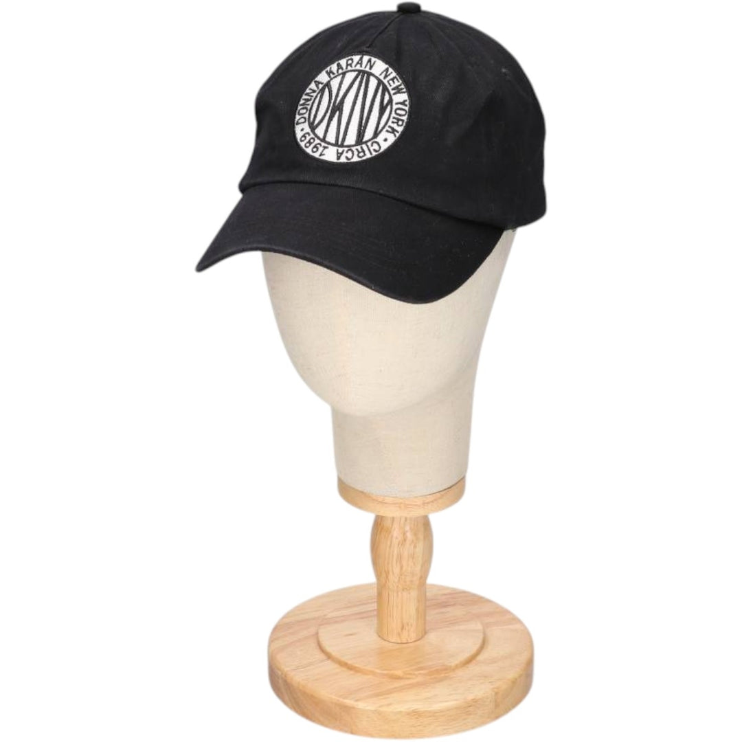 DKNY Baseball Cap, 6-Panel Cap, One Size Fits All cotton black type Vintage Second Hand