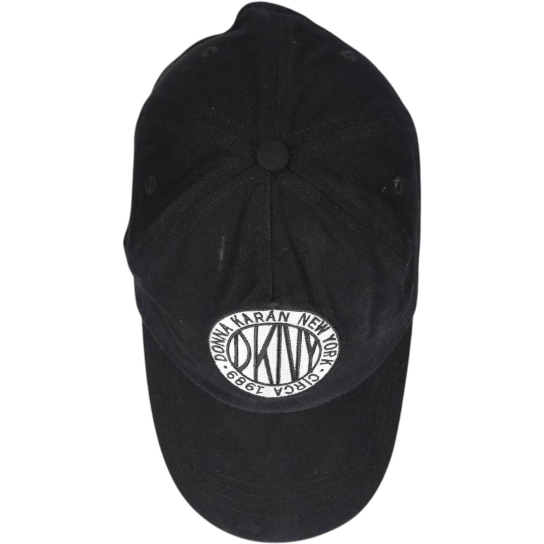DKNY Baseball Cap, 6-Panel Cap, One Size Fits All cotton black type Vintage Second Hand