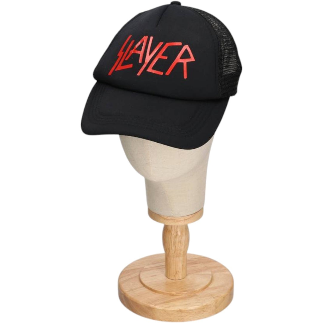 SLAYER Band Baseball Cap (One Size Fits All) unclear black type Vintage Second Hand