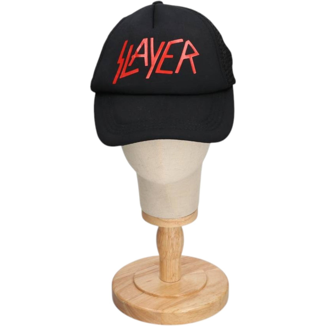SLAYER Band Baseball Cap (One Size Fits All) unclear black type Vintage Second Hand