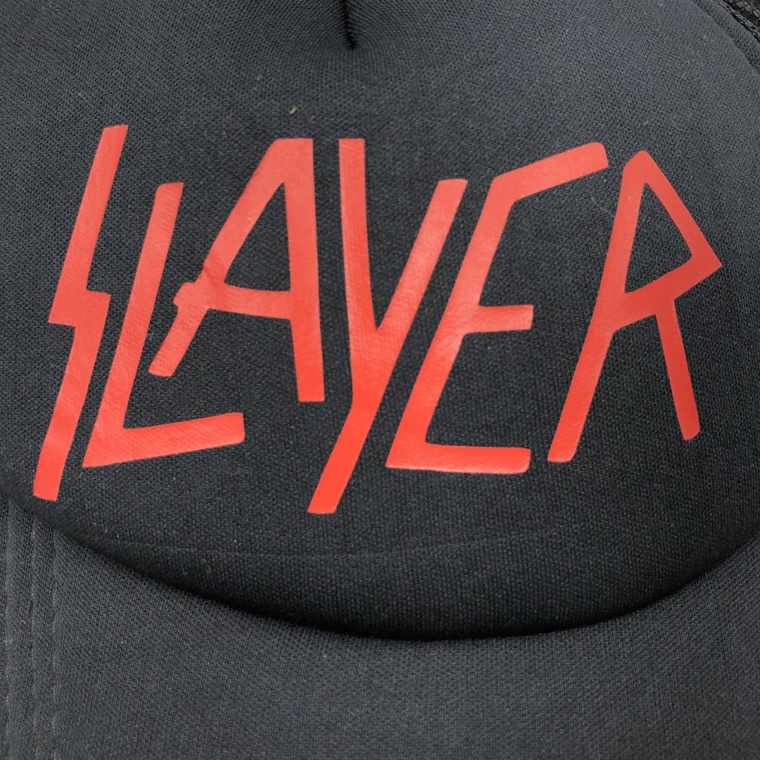 SLAYER Band Baseball Cap (One Size Fits All) unclear black type Vintage Second Hand