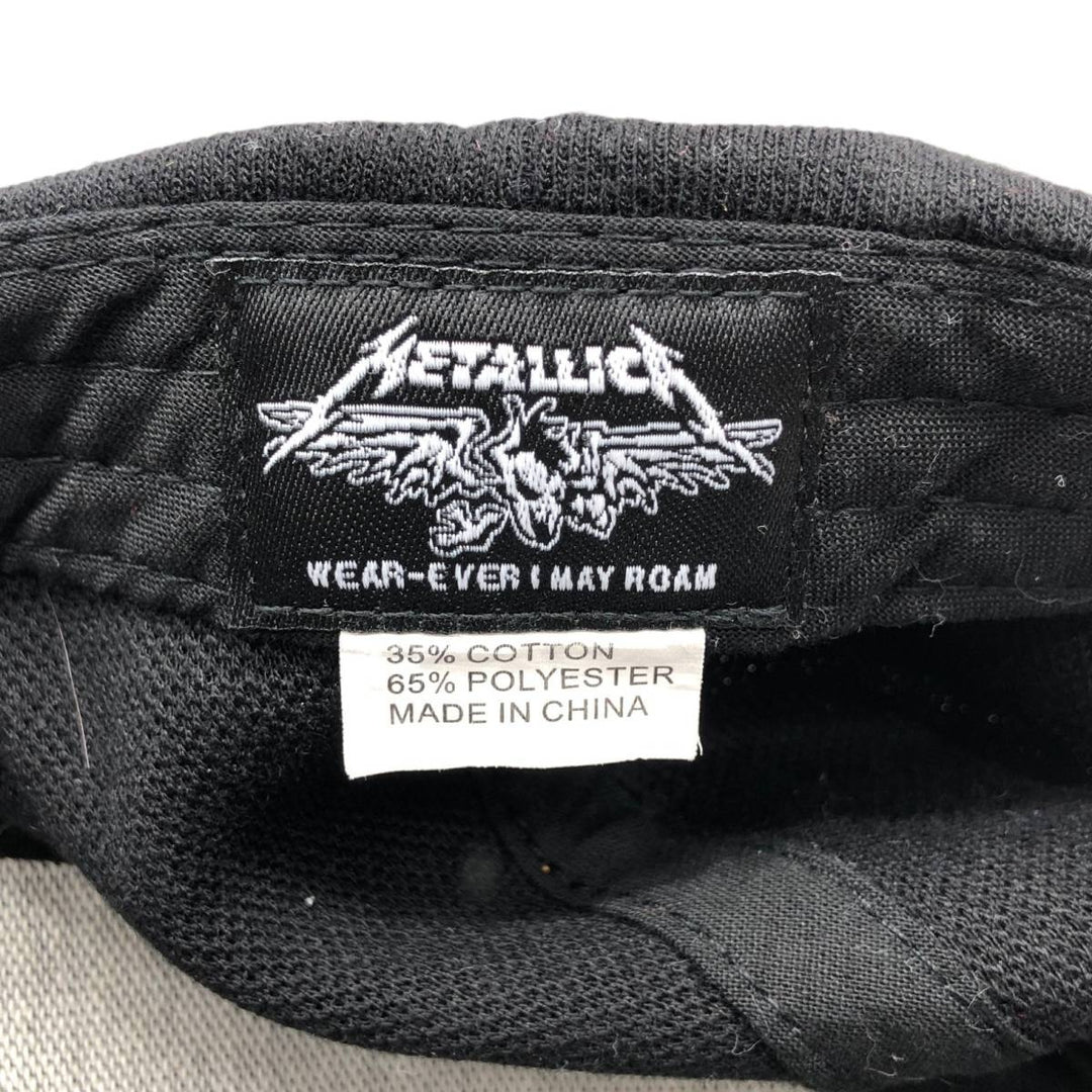 METALLICA Band Baseball Cap (One Size Fits All) cotton black type Vintage Second Hand