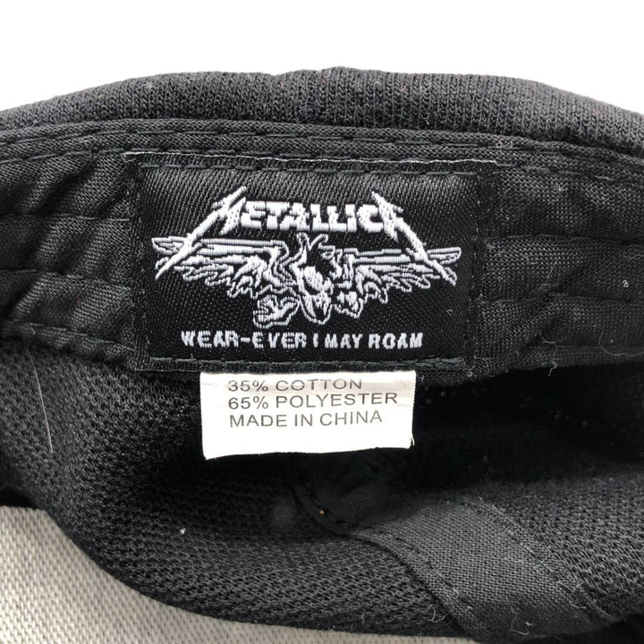 METALLICA Band Baseball Cap (One Size Fits All) cotton black type Vintage Second Hand