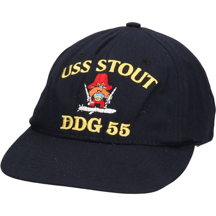 SNiPS of Virginia Beach Baseball Cap, Made in USA, One Size Fits All unclear navy blue type Vintage Second Hand