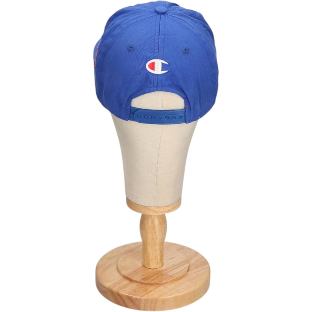 Champion NBA New York Knicks Baseball Cap, 6-Panel Cap, One Size Fits All polyester blue type Vintage Second Hand