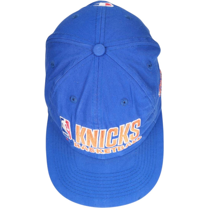 Champion NBA New York Knicks Baseball Cap, 6-Panel Cap, One Size Fits All polyester blue type Vintage Second Hand