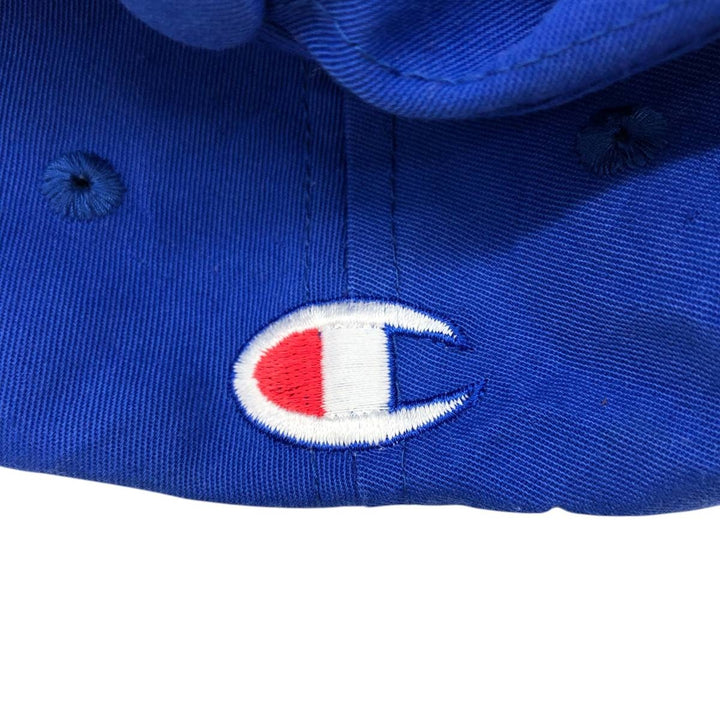 Champion NBA New York Knicks Baseball Cap, 6-Panel Cap, One Size Fits All polyester blue type Vintage Second Hand