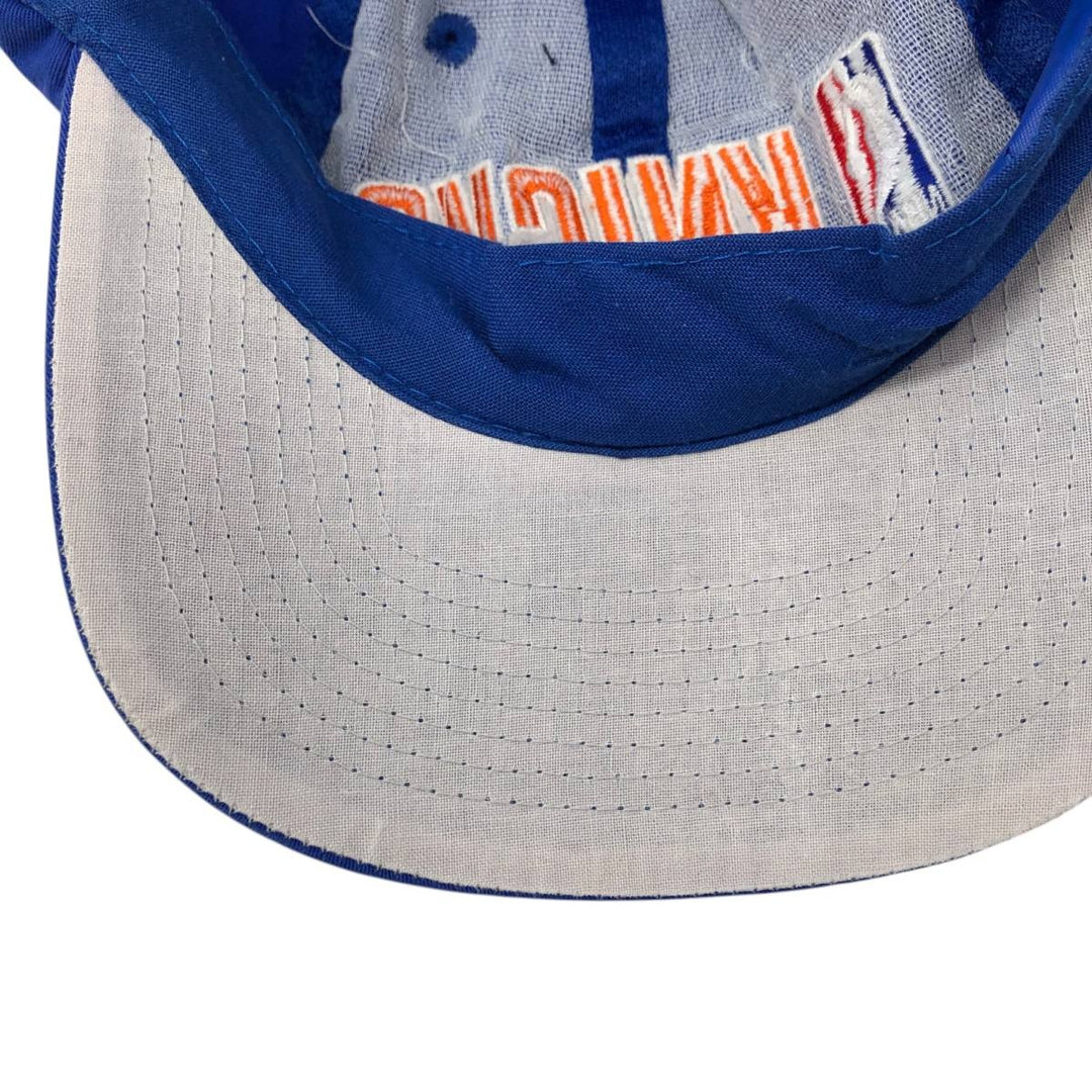 Champion NBA New York Knicks Baseball Cap, 6-Panel Cap, One Size Fits All polyester blue type Vintage Second Hand