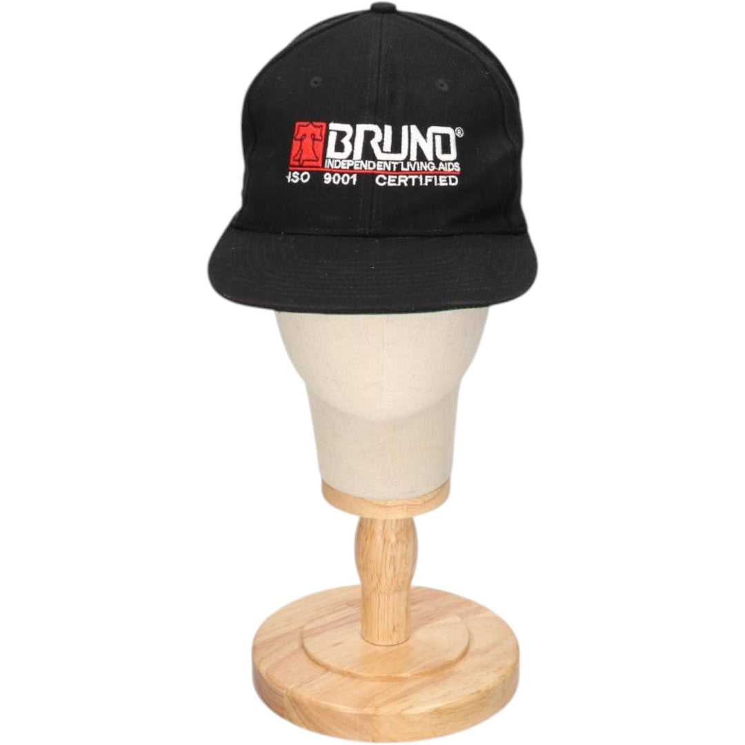 80s-90'S SAN SUN Bruno Independent Living Aids Trucker Cap Mesh Cap One Size Fits All Vintage unclear black type Vintage Second Hand