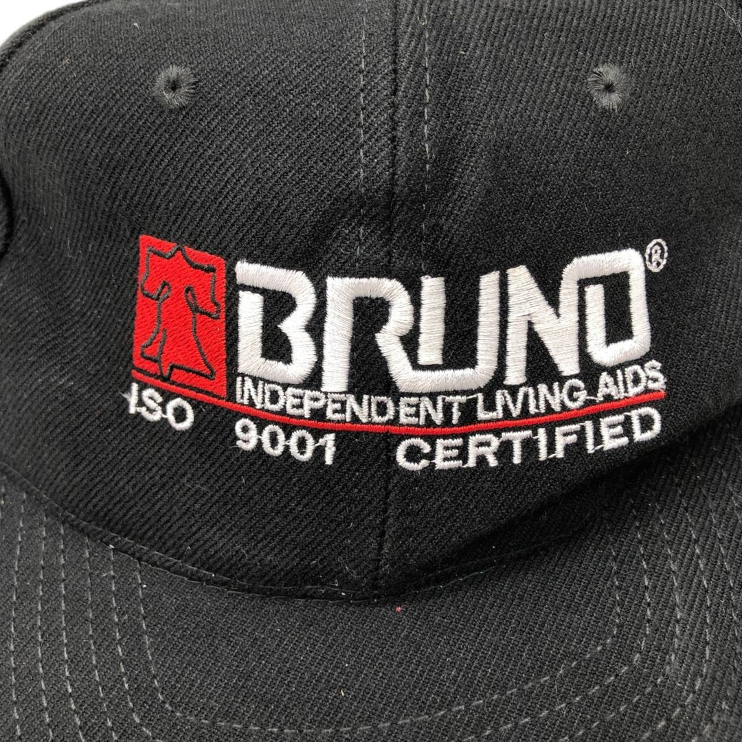 80s-90'S SAN SUN Bruno Independent Living Aids Trucker Cap Mesh Cap One Size Fits All Vintage unclear black type Vintage Second Hand
