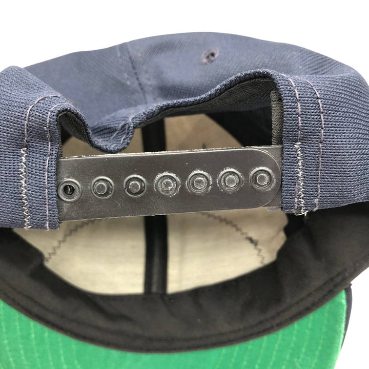 70s-80'S New Era Baseball Cap, 6-Panel Cap, Made in USA, One Size Fits All, Vintage unclear black type Vintage Second Hand
