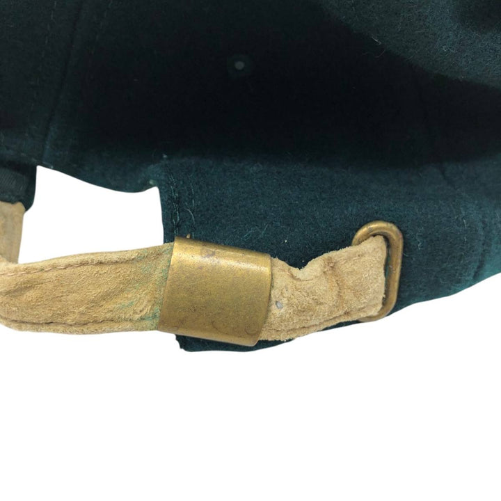 SARANAC ADIRONDACK AMBER Leather Brim Baseball Cap, 6-Panel Cap, One Size Fits All unclear green type Vintage Second Hand