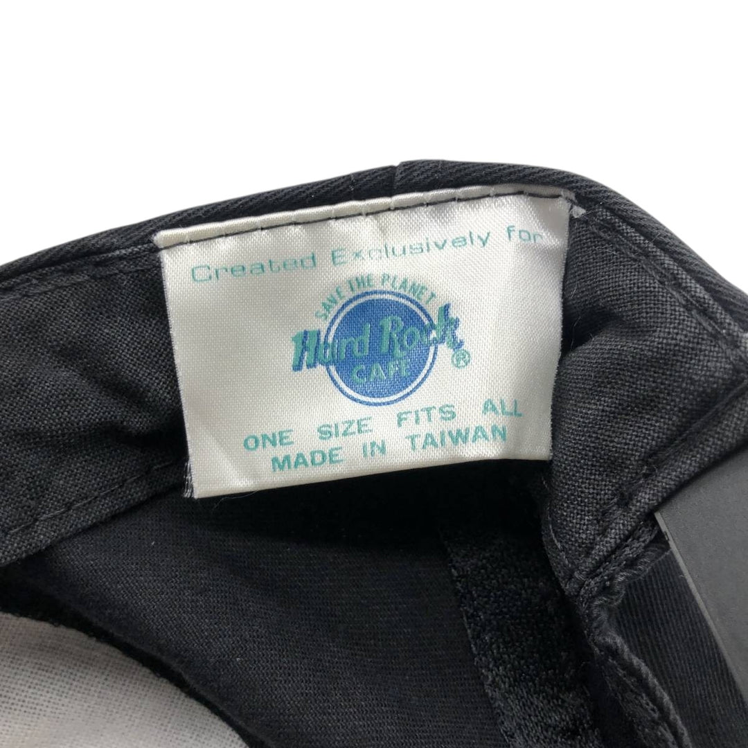 HARD ROCK CAFE Advertising 6-Panel Cap (One Size Fits All) cotton black type Vintage Second Hand