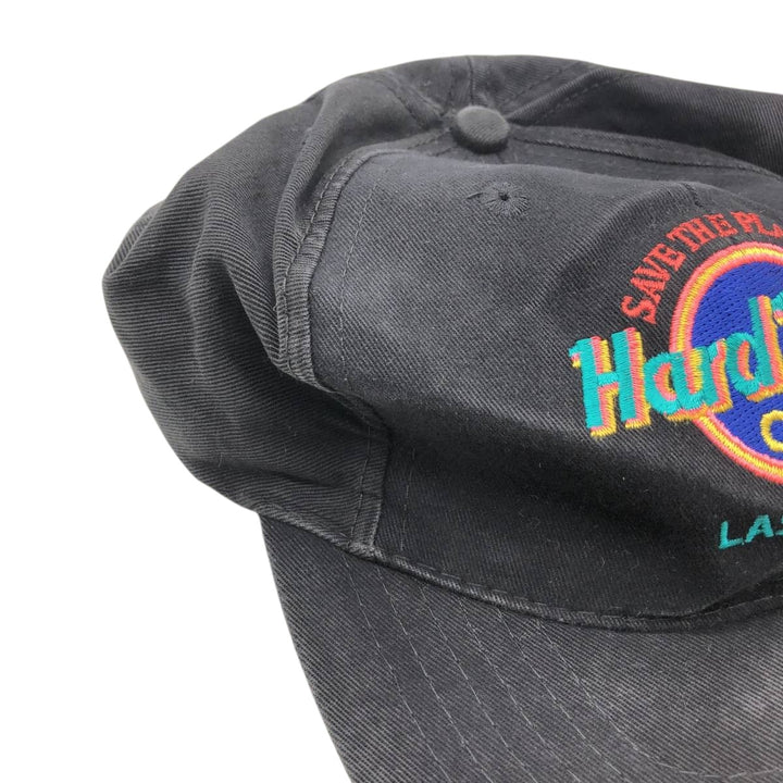 HARD ROCK CAFE Advertising 6-Panel Cap (One Size Fits All) cotton black type Vintage Second Hand